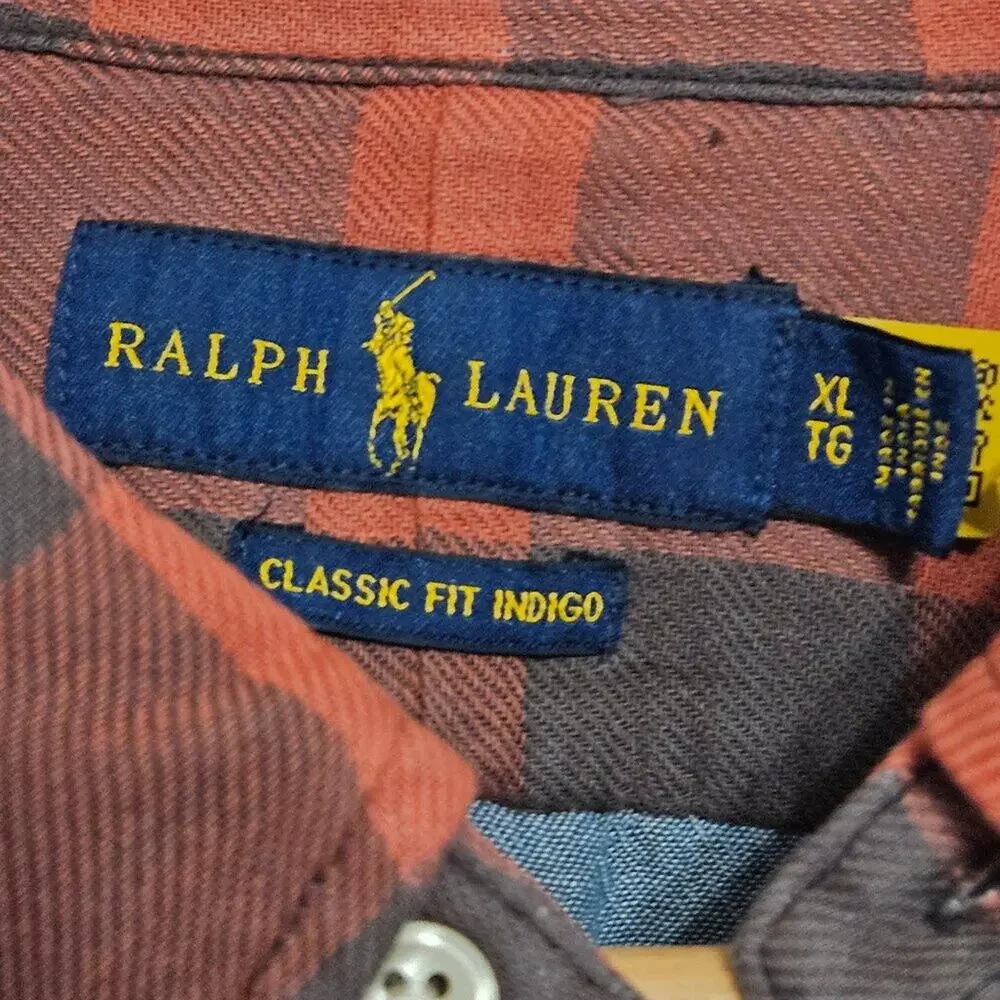 Ralph Lauren Red Plaid Button‑Down — NWT — XL Classic Fit - Picture 3 of 5